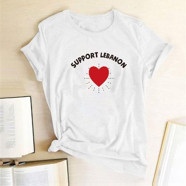 support lebanon heart print t-shirts women summer 2021 for teens fashion vogue t shirt short sleeve harajuku clothing femme, White
support lebanon heart print t-shirts women summer 2021 for teens fashion vogue t shirt short sleeve harajuku clothing femme, White