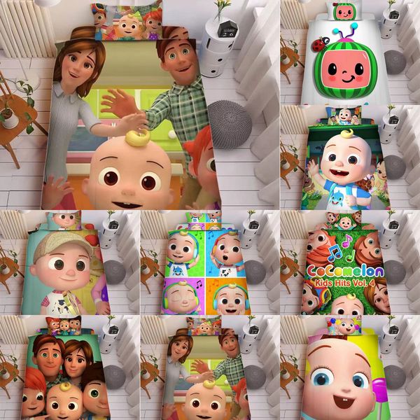 child cocomelon ji 3d printing bed sheet three-piece sets pillow case + bed sheet +quilt cover beddings boys girls cocomelon supplies ly118a
child cocomelon ji 3d printing bed sheet three-piece sets pillow case + bed sheet +quilt cover beddings boys girls cocomelon supplies ly118a