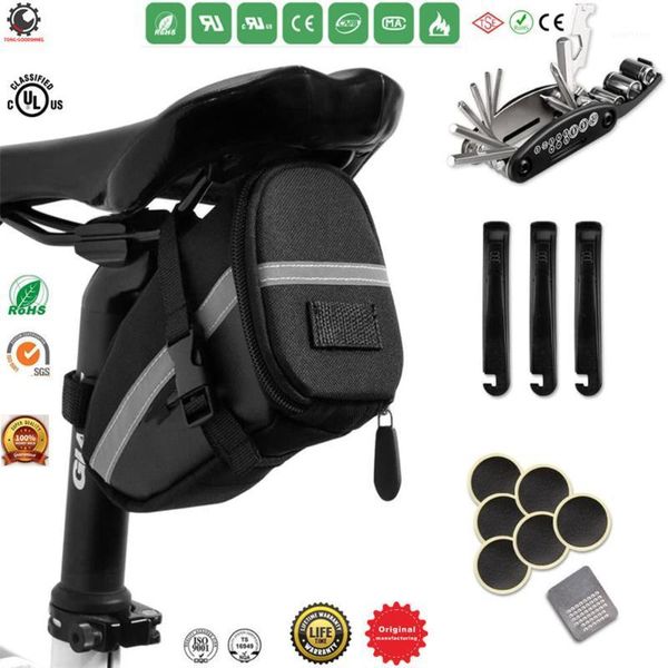 bike repair tool kits, 16-in-1 bicycle saddle bag with repair set, mechanic portable tyre tools set bag with reflective strip1
bike repair tool kits, 16-in-1 bicycle saddle bag with repair set, mechanic portable tyre tools set bag with reflective strip1