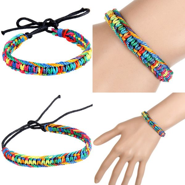 2 styles colorful braided rope bracelet bohemia handmade adjustable friendship bracelets for women girls fashion jewelry gift kimter-l961fa
2 styles colorful braided rope bracelet bohemia handmade adjustable friendship bracelets for women girls fashion jewelry gift kimter-l961fa