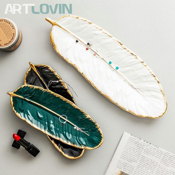 gold plating ceramic plate set fashion feather design jewelry tray tableware accessories dim sum fruit plate kitchen dining dish1
gold plating ceramic plate set fashion feather design jewelry tray tableware accessories dim sum fruit plate kitchen dining dish1