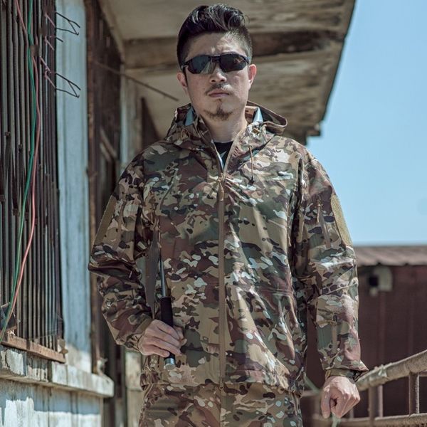 outdoor waterproof hard shell tactical jacket spring autumn thin breathable camo coat men climbing army training combat clothes, White;black
outdoor waterproof hard shell tactical jacket spring autumn thin breathable camo coat men climbing army training combat clothes, White;black