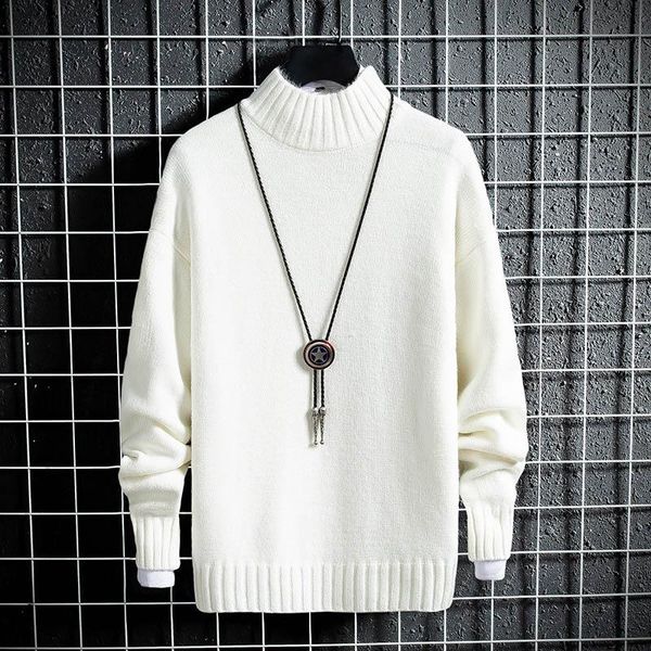 men's sweaters 2021 winter sweater men long sleeve turtleneck male fashion pullovers knitted keep warm mens christmas y, White;black
men's sweaters 2021 winter sweater men long sleeve turtleneck male fashion pullovers knitted keep warm mens christmas y, White;black