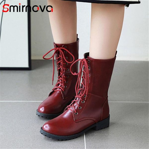 smirnova 2020 new arrive ankle boots women round toe lace up low heels casual shoes comfortable autumn winter short boots woman, Black
smirnova 2020 new arrive ankle boots women round toe lace up low heels casual shoes comfortable autumn winter short boots woman, Black