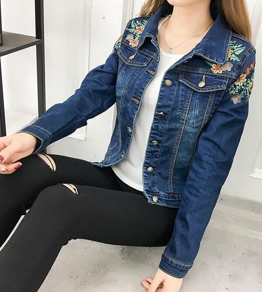 fashion women jacket spring and autumn new embroidered denim jacket women slim outwear bomber jacket women female, Black;brown
fashion women jacket spring and autumn new embroidered denim jacket women slim outwear bomber jacket women female, Black;brown