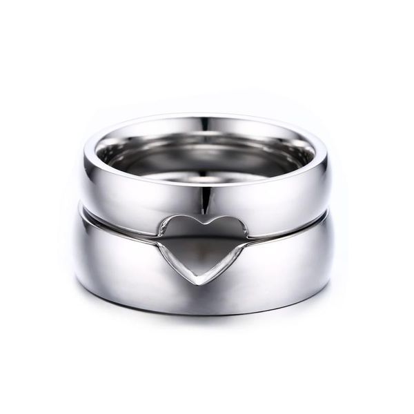 half heart wedding rings for women men alliance simple anniversary band ring bijoux engagement jewelry gift, Golden;silver
half heart wedding rings for women men alliance simple anniversary band ring bijoux engagement jewelry gift, Golden;silver