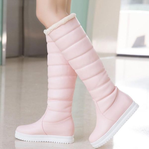 fanyuan boots new arrival shoes snow boots knee high round toe platform hidden fur warm female footwear size 34-43, Black
fanyuan boots new arrival shoes snow boots knee high round toe platform hidden fur warm female footwear size 34-43, Black