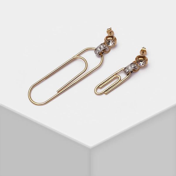 amorita boutique asymetric pin drop серьги, Silver 
amorita boutique asymetric pin drop серьги, Silver