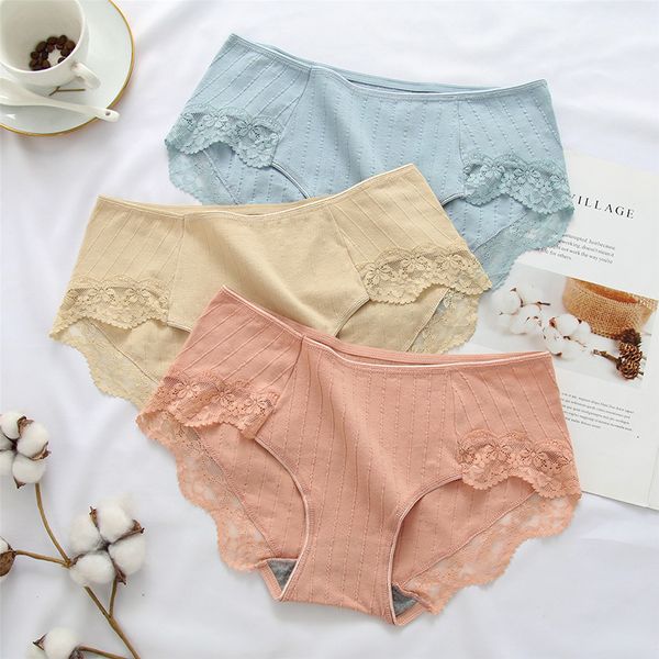 3pcs new cotton panty solid women's comfort underwear for women lace panties middle waist briefs, Black;pink
3pcs new cotton panty solid women's comfort underwear for women lace panties middle waist briefs, Black;pink