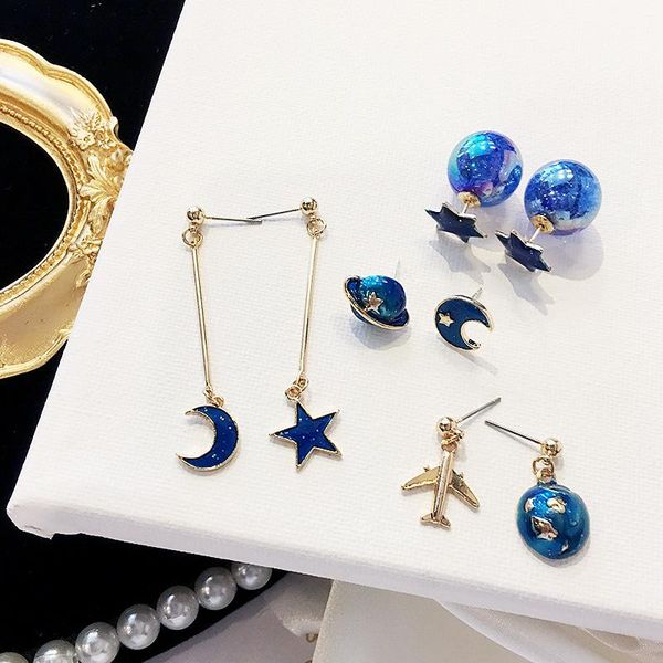 новая мода прекрасная голубая планета звезды луна космический корабль воздушных судов серьги для женщин девушка самолет вселенная мяч brinco, Golden;silver
новая мода прекрасная голубая планета звезды луна космический корабль воздушных судов серьги для женщин девушка самолет вселенная мяч brinco, Golden;silver