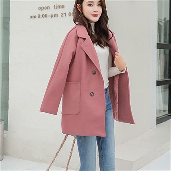 2020 new autumn winter wool coat women plus size xxl slim single-breasted thicken warm woolen coat female elegantx1016, Black;brown
2020 new autumn winter wool coat women plus size xxl slim single-breasted thicken warm woolen coat female elegantx1016, Black;brown