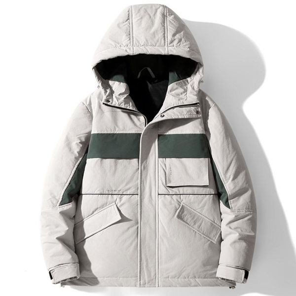 men's down jacket warm casual windproof fashionable hooded comfortable popular, Black
men's down jacket warm casual windproof fashionable hooded comfortable popular, Black