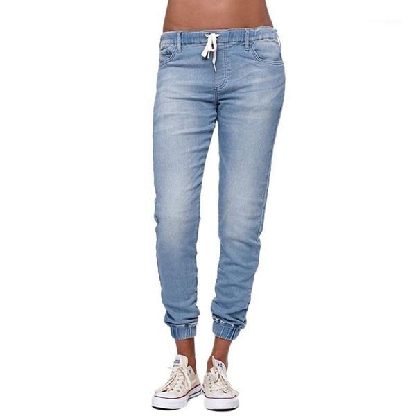 women's jeans women casual jogger pants drawstring elastic waisted solid ladies denim slim leggings1, Blue
women's jeans women casual jogger pants drawstring elastic waisted solid ladies denim slim leggings1, Blue