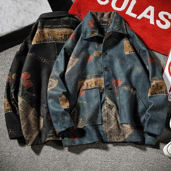 winter plus cotton thickening woolen jacket men warm fashion retro printing casual woolen coat men wild and loose overcoat m-5xl, Black;brown
winter plus cotton thickening woolen jacket men warm fashion retro printing casual woolen coat men wild and loose overcoat m-5xl, Black;brown