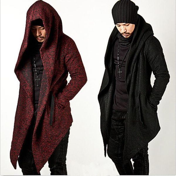 avant garde men's fashion jacket outwear hood cape coat mens cloak clothing (black/red) m-2xl1
avant garde men's fashion jacket outwear hood cape coat mens cloak clothing (black/red) m-2xl1