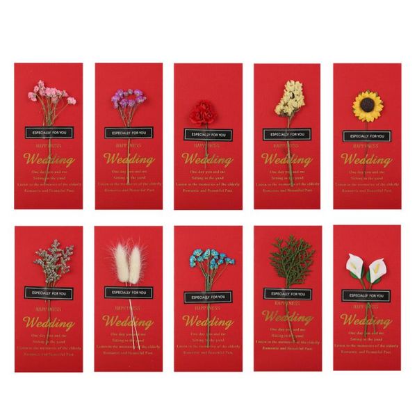 10pcs creative red envelopes dried flowers money gift envelopes fashion red packet for wedding party(assorted pattern
10pcs creative red envelopes dried flowers money gift envelopes fashion red packet for wedding party(assorted pattern