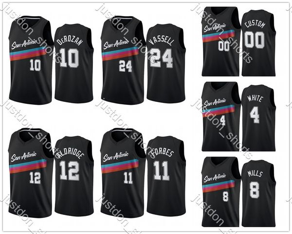 kid child youth derozan 10 vassell 24 white 4 milss 8 aldridge 12 forbes 11 press city new black edition basketball jerseys shirts camisetas, Black;red
kid child youth derozan 10 vassell 24 white 4 milss 8 aldridge 12 forbes 11 press city new black edition basketball jerseys shirts camisetas, Black;red