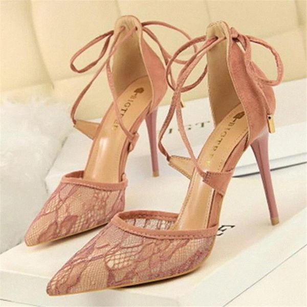 Fashion Lace Mesh Pointed toe Women Sandals For Ladies Spring Summer Thin High Heels Cross Straps Simple Sexy Female Stilettos #Lo7Z, Black
Fashion Lace Mesh Pointed toe Women Sandals For Ladies Spring Summer Thin High Heels Cross Straps Simple Sexy Female Stilettos #Lo7Z, Black