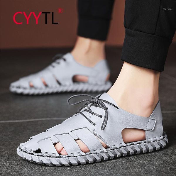 cyytl fashion outdoor leisure hand stitched sandals mesh shoes plus size leather lace-up closed toe shoes platform slippers1, Black
cyytl fashion outdoor leisure hand stitched sandals mesh shoes plus size leather lace-up closed toe shoes platform slippers1, Black