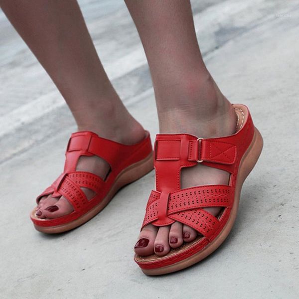 fashion women summer round toe thicken wedge heel sandals 2020 new ladies pu leather solid color outdoor non-slip casual sandals1, Black
fashion women summer round toe thicken wedge heel sandals 2020 new ladies pu leather solid color outdoor non-slip casual sandals1, Black