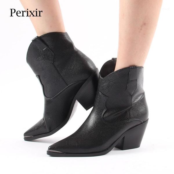 perixir women black cowboy boots female autumn winter leather ankle boots pointed toe wedge heel woman snakeskin shoes 20201
perixir women black cowboy boots female autumn winter leather ankle boots pointed toe wedge heel woman snakeskin shoes 20201