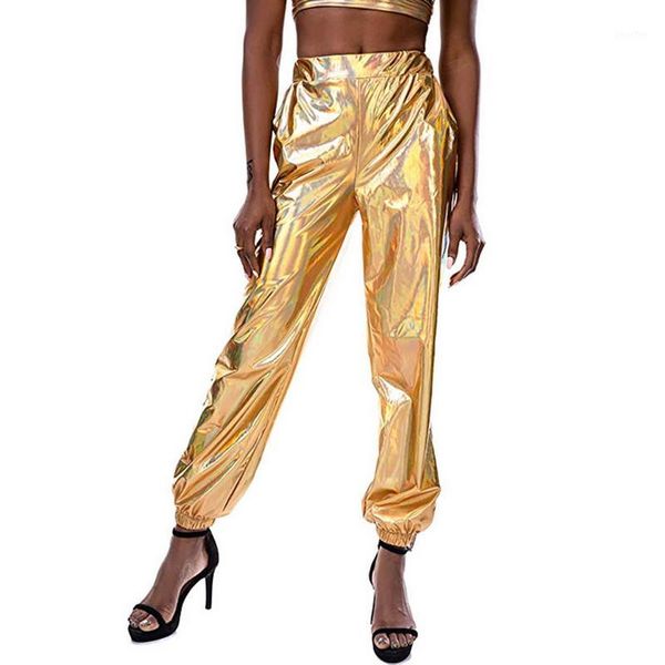 2020 fashion summer creative womens reflective pants high waist metallic shiny jogger holographic color streetwear sport pant1, Black;white
2020 fashion summer creative womens reflective pants high waist metallic shiny jogger holographic color streetwear sport pant1, Black;white