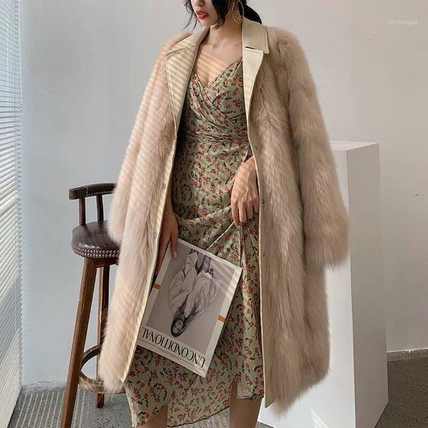 2021 thick winter parka women fur coats outwear warm long faux fur stitching jacket female temperament slim overcoat y1551, Black
2021 thick winter parka women fur coats outwear warm long faux fur stitching jacket female temperament slim overcoat y1551, Black