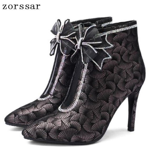 zorssar} big size 33-43 thin heels women ankle boots winter suede leather fashion flower female booties banquet shoes, Black
zorssar} big size 33-43 thin heels women ankle boots winter suede leather fashion flower female booties banquet shoes, Black