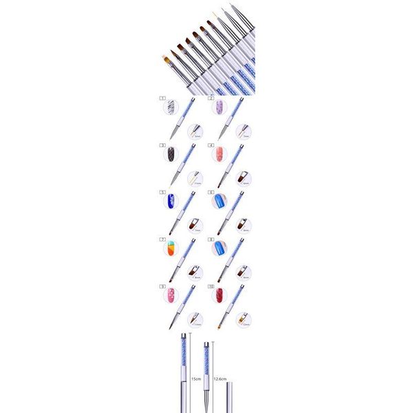 nicole diary uv gel brush liner painting pen acrylic drawing brush for nails gradient rhinestone handle nail jllfho
nicole diary uv gel brush liner painting pen acrylic drawing brush for nails gradient rhinestone handle nail jllfho