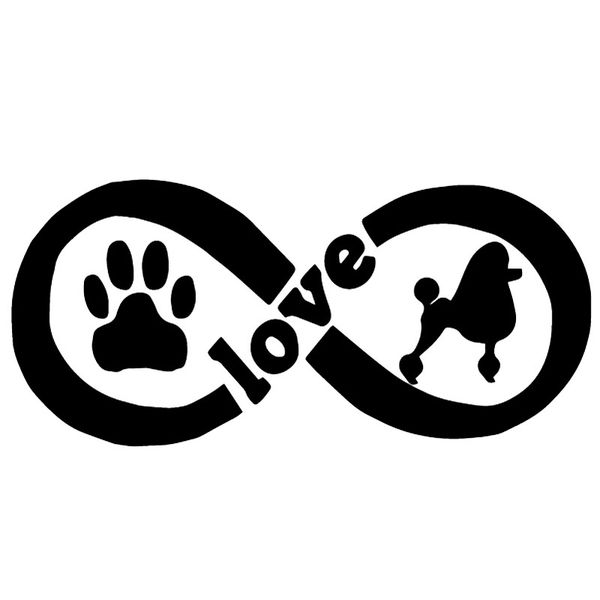 16.8x7.7cm poodle cartoon dog vinyl decal car sticker dog love black/silver c24-1208
16.8x7.7cm poodle cartoon dog vinyl decal car sticker dog love black/silver c24-1208