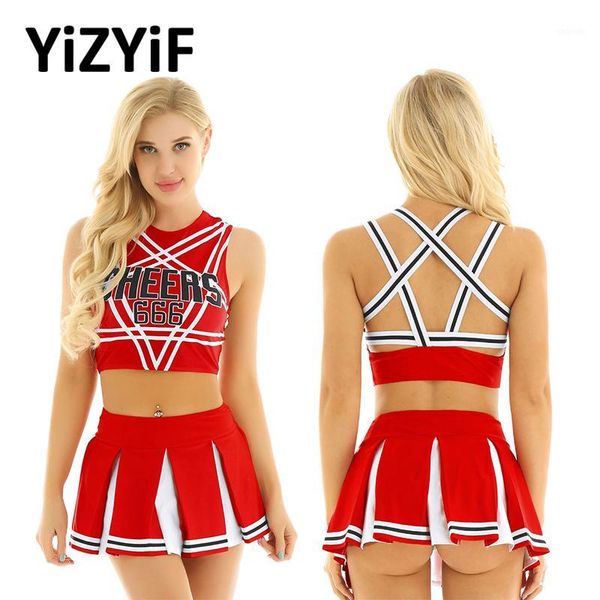 cheerleading women charming cheerleader costume sleeveless pentagram back crop with mini pleated skirt cosplay1
cheerleading women charming cheerleader costume sleeveless pentagram back crop with mini pleated skirt cosplay1