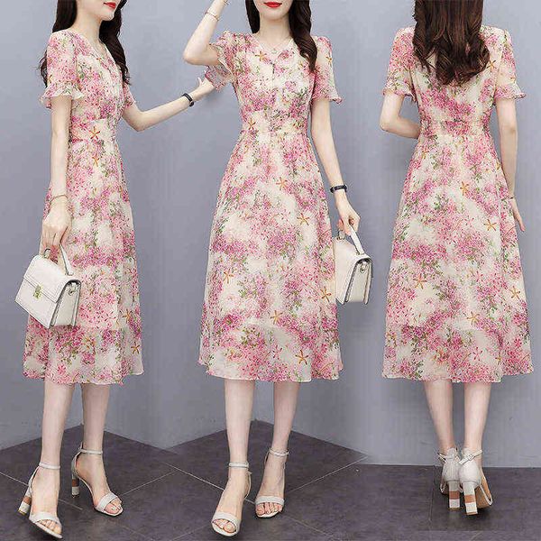 casual dresses empty flower chiffon 2022 temperament 's foreign style aging summer broken flower skirt, Black;gray
casual dresses empty flower chiffon 2022 temperament 's foreign style aging summer broken flower skirt, Black;gray