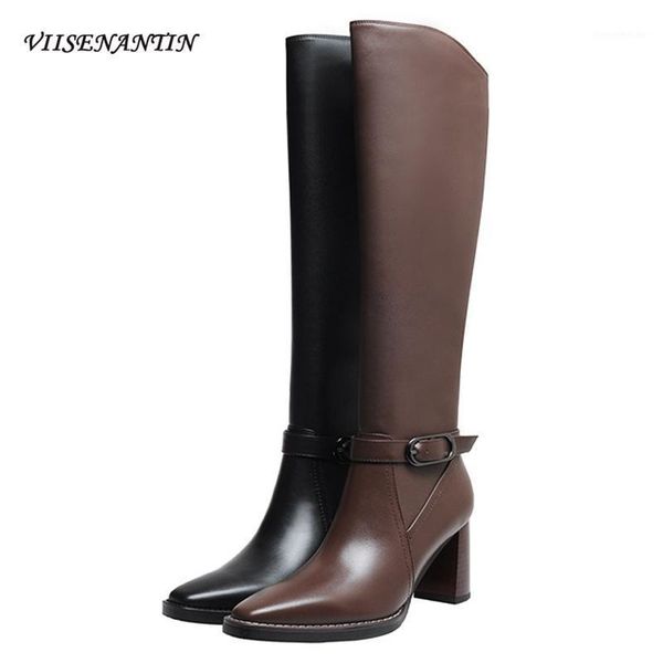 boots retro brown temperament square toe belt buckle thick high heel knee-high long knight leather black zipper shoes for women1
boots retro brown temperament square toe belt buckle thick high heel knee-high long knight leather black zipper shoes for women1