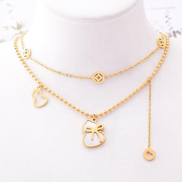fashion titanium steel necklace bow knot double clavicle chain temperament jewelry sale, Silver
fashion titanium steel necklace bow knot double clavicle chain temperament jewelry sale, Silver
