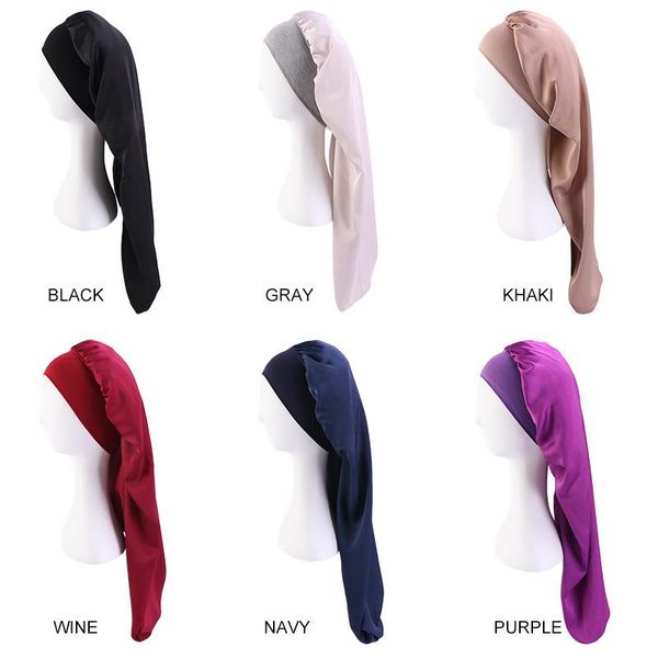 hair accessories 30pcs/lot elastic wide band satin bonnet sleep night cap silk long tube beauty ladies care caps protector
hair accessories 30pcs/lot elastic wide band satin bonnet sleep night cap silk long tube beauty ladies care caps protector