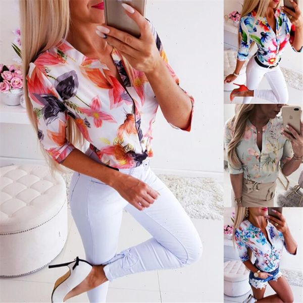 women half sleeve loose shirt 2021 summer down ol work office blouse fashion ladies plain casual button blouse, White
women half sleeve loose shirt 2021 summer down ol work office blouse fashion ladies plain casual button blouse, White