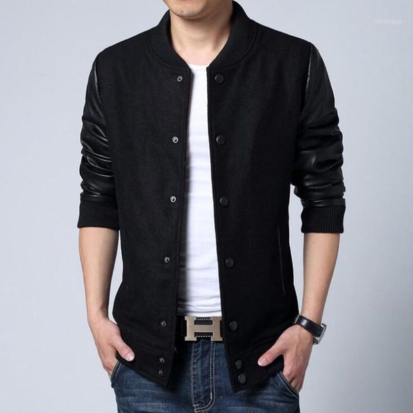 men's jackets fashion autumn/winter baseball uniform slim coats men clothing casual black splice woolen plus size jacket1, Black;brown
men's jackets fashion autumn/winter baseball uniform slim coats men clothing casual black splice woolen plus size jacket1, Black;brown