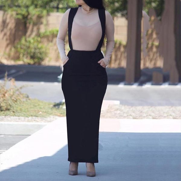 women bodycon long skirt black high waist tight maxi skirts muslim party wear two shoulder strap pencil skirt suspender skirts
women bodycon long skirt black high waist tight maxi skirts muslim party wear two shoulder strap pencil skirt suspender skirts