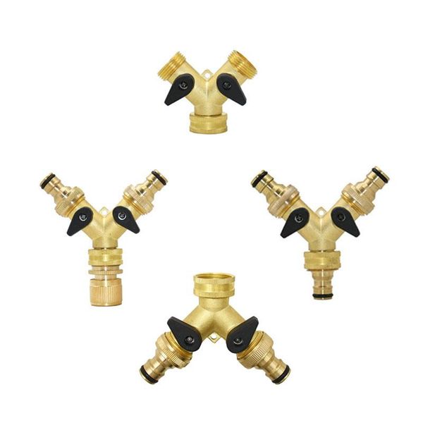 watering equipments brass 3/4 inch y type 2 way garden tap water splitter cranes 5/8" irrigation valve drip adapter 1pcs
watering equipments brass 3/4 inch y type 2 way garden tap water splitter cranes 5/8" irrigation valve drip adapter 1pcs