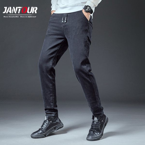 jantour men's fashion black jeans autumn winter new stretch regular fit pants male brand denim trousers cotton drawstring pants h1209, Blue
jantour men's fashion black jeans autumn winter new stretch regular fit pants male brand denim trousers cotton drawstring pants h1209, Blue