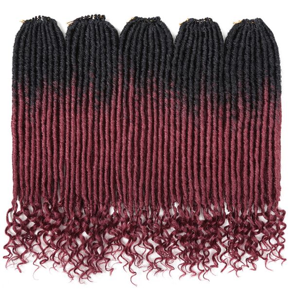synthetic hair extensions crochet hair pre looped dread locs soul goddess straight curly new style ombre brown balck color, Black
synthetic hair extensions crochet hair pre looped dread locs soul goddess straight curly new style ombre brown balck color, Black