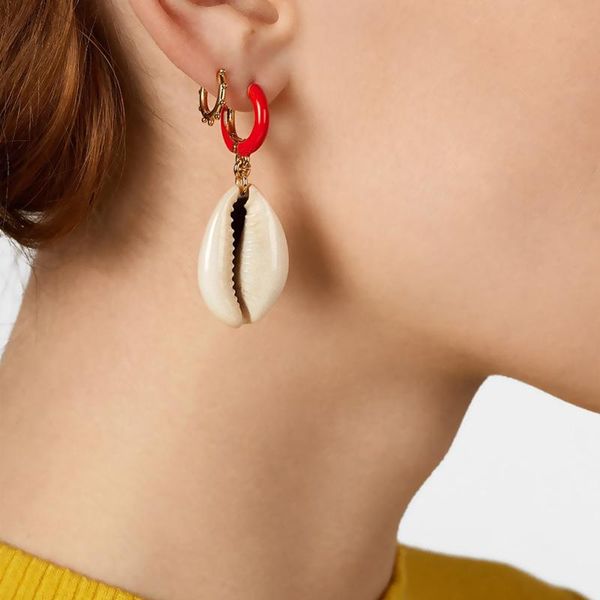 srcoi bohemia fashion 3 color creative natural shell drop earrings boho handmade scallop conch drop earrings for women party, Golden;silver
srcoi bohemia fashion 3 color creative natural shell drop earrings boho handmade scallop conch drop earrings for women party, Golden;silver