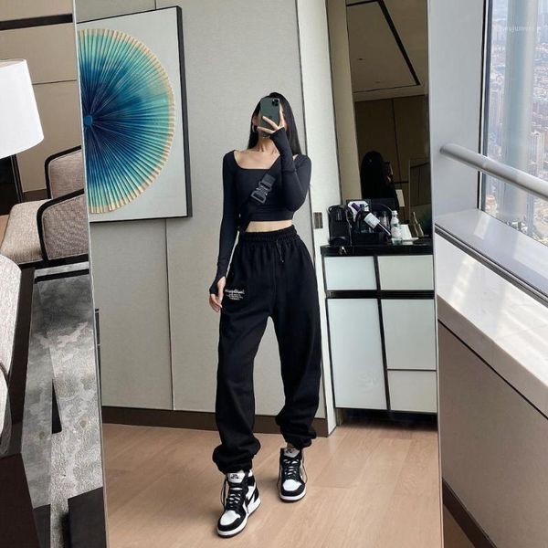 2020 autumn harajuku joggers wide leg sweatpants women trousers plus size high waist pants streetwear korean casual women pants1, Black;white
2020 autumn harajuku joggers wide leg sweatpants women trousers plus size high waist pants streetwear korean casual women pants1, Black;white