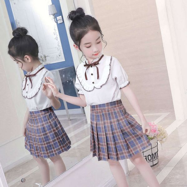 length autumn half girl's plaid pleated 2020 new children's foreign sle student short skirt college fengzhongda 7cif, Blue
length autumn half girl's plaid pleated 2020 new children's foreign sle student short skirt college fengzhongda 7cif, Blue