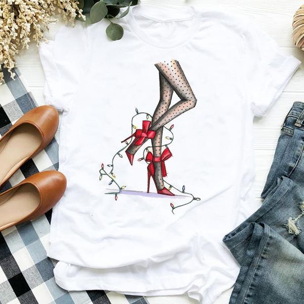 women merry christmas light 90s cute new year happy time 90s holiday clothes ladies graphic print tee tshirt female t-shirt, White
women merry christmas light 90s cute new year happy time 90s holiday clothes ladies graphic print tee tshirt female t-shirt, White
