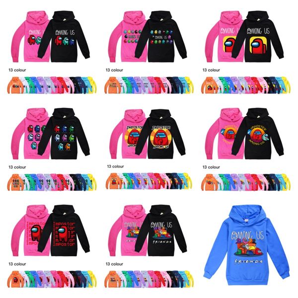 children among us game hoodies pullover sweatshirts ins kids designer t-shirt hooded sweater junior boy girls long sleeve blouse e112101, Black
children among us game hoodies pullover sweatshirts ins kids designer t-shirt hooded sweater junior boy girls long sleeve blouse e112101, Black