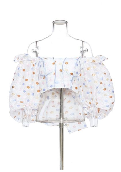 women's blouses & shirts msxu fashion chic sweet polka dot backless bow lace up casual women, White
women's blouses & shirts msxu fashion chic sweet polka dot backless bow lace up casual women, White