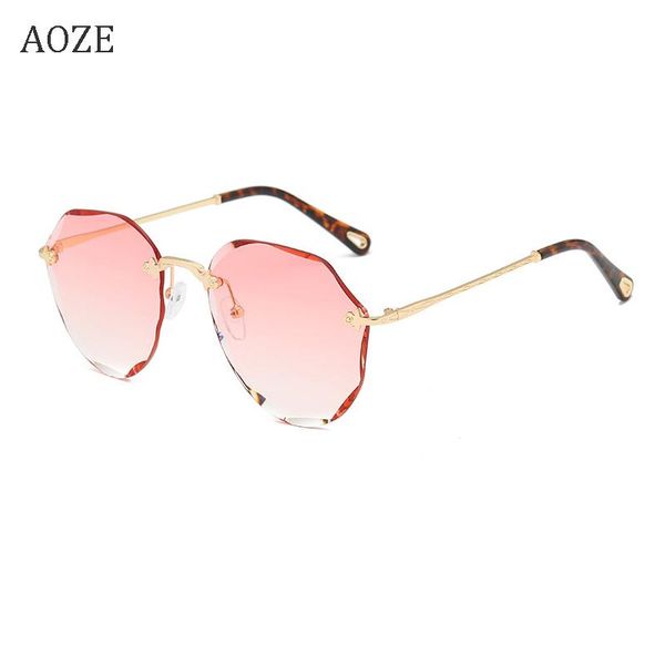 sunglasses 2021 design brand vintage glasses rimless lens gradient pilot women's retro cut gafas de sol mujer uv, White;black
sunglasses 2021 design brand vintage glasses rimless lens gradient pilot women's retro cut gafas de sol mujer uv, White;black