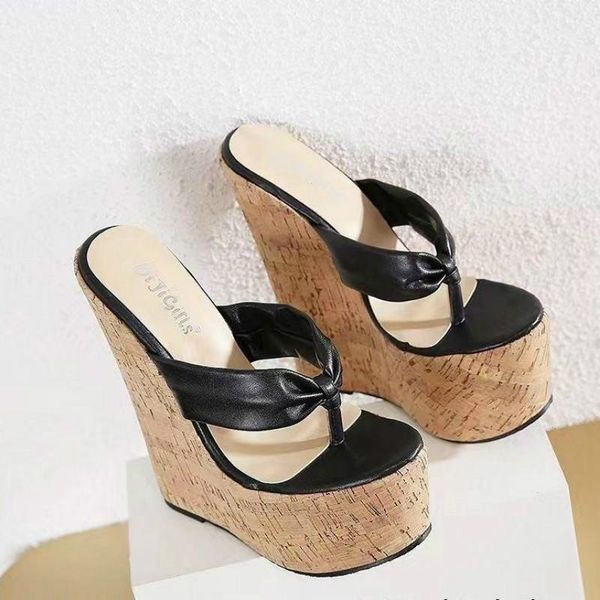 summer wedges platform ladies slippers summer super high heels shoes women sandals black zapatillas mujer size43
summer wedges platform ladies slippers summer super high heels shoes women sandals black zapatillas mujer size43