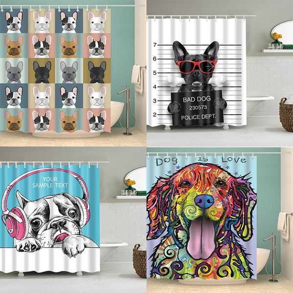 animal dog shower curtain 3d print bathroom waterproof polyester bath curtain ocs washable bath decor curtains with 12 hooks 
animal dog shower curtain 3d print bathroom waterproof polyester bath curtain ocs washable bath decor curtains with 12 hooks